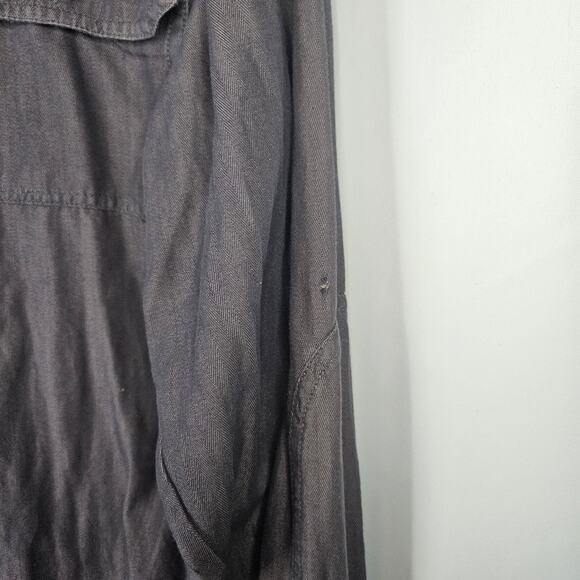 Harley-Davidson Shirt Men's XL Gray Long Sleeve Button Up Collared Pockets Logo - Picture 4 of 9